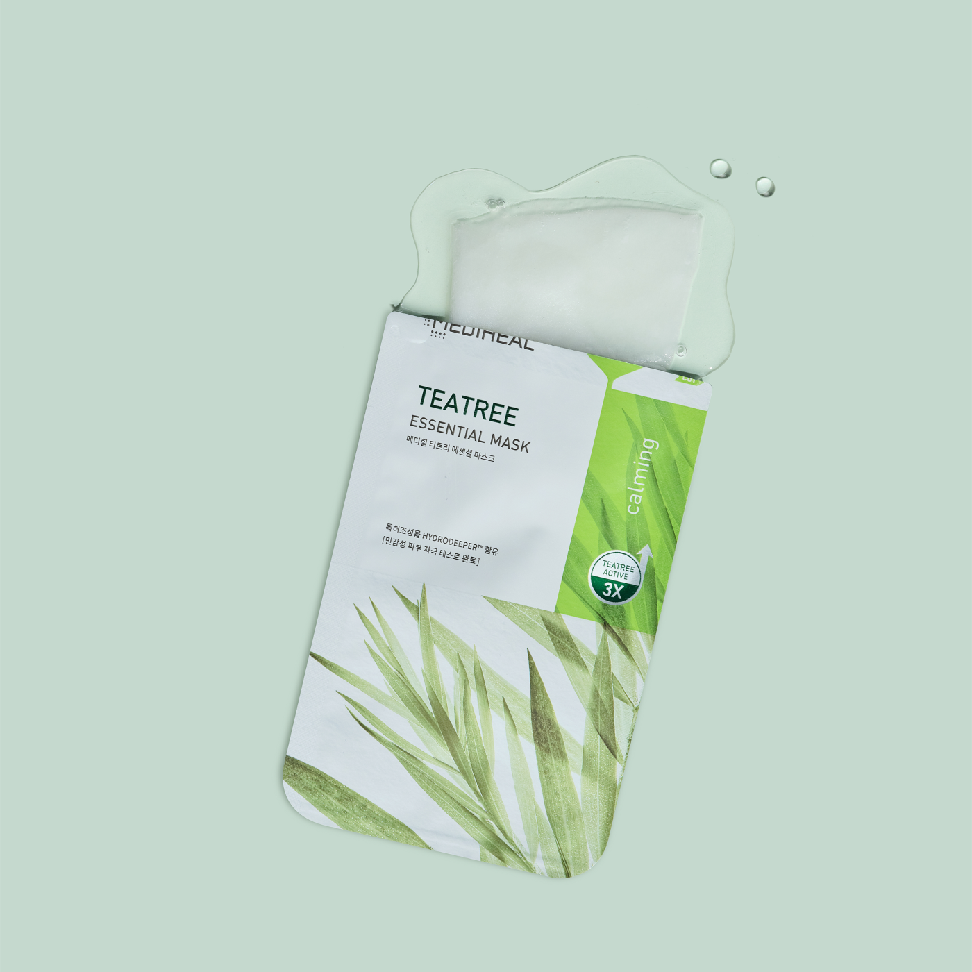 teatree mask öppnad vätska mask