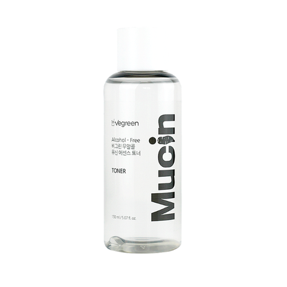 vegreen Alcohol-Free Mucin Essence Toner förpackning