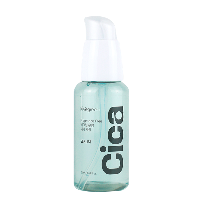 vegreen Fragrance-Free Cica Serum 50 ml flaska